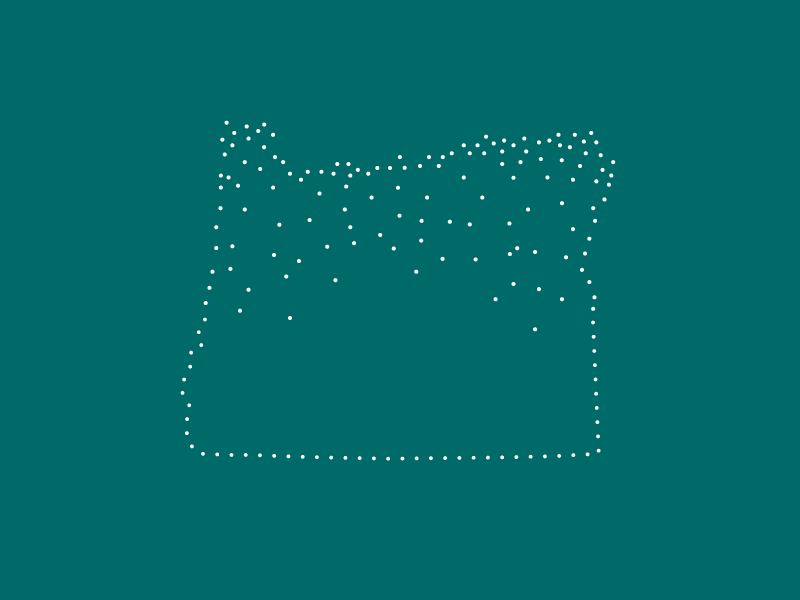 Oregon Constellation Illustration logo vector minimal illustration