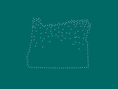 Oregon Constellation Illustration illustration logo minimal vector