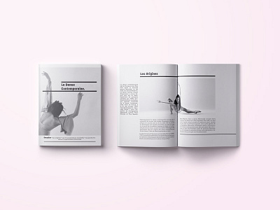 Contemporary dance layout dance layout magazine