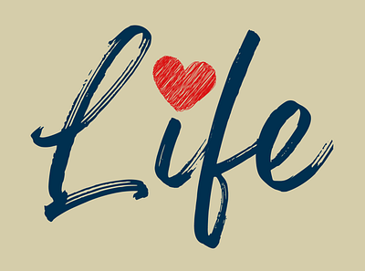 Life canva graphic design typography