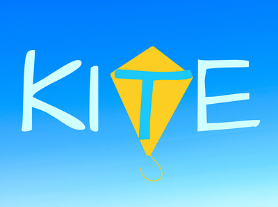 Kite canva graphic design logo typography