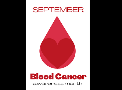 September is Blood Cancer awareness month cancer awareness design graphic design illustration