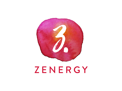 Zenergy branding bright colour logo