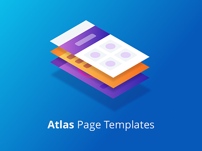 Atlas UI - Page Templates atlasui design gradient illustration mendix pagetemplates templates ui ux