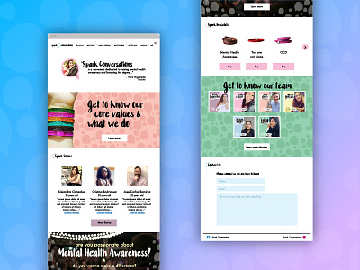 Mental Health Awareness UI Web Design