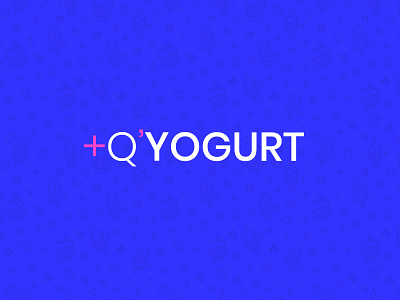 Visual Identity Yogurt Shop - +Q'YOGURT Logo branding design graphic design graphicdesign logo logo design logodesign logotype typography yogurt