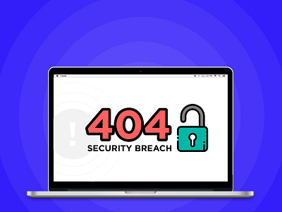 404 - Security Breach UI Web Design design diseño grafico error error 404 graphic design graphicdesign security ui ui ux design uidesign ux uxdesign web web design webdesign website website design