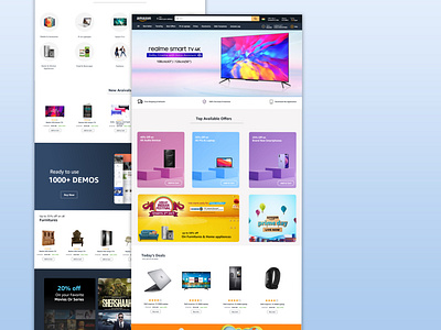 Amazon Redesign Ecommerce Homepage