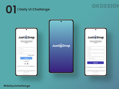 DailyUI challenge - Signup Screen