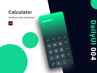 Gradient Calculator UI app branding calculator dailyui design graphic design illustration ui ux