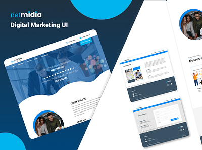 netmidia- Digital Marketing UI branding dailyui design digitalmarketing graphic design ui ux web website