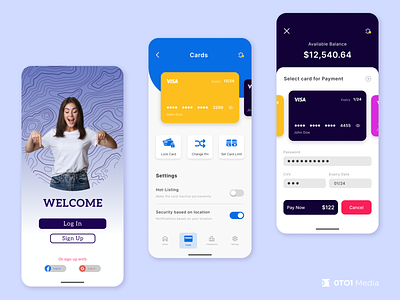 Banking App UI design