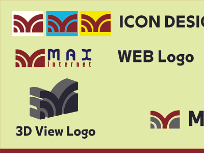 MAX Internet Logo Design branding graphic design logo max max internet logo design max logo max logo design