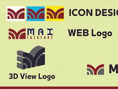 MAX Internet Logo Design