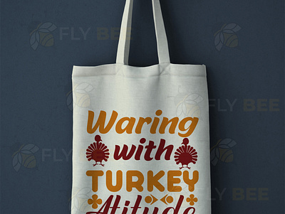 Warning with turkey Attitude Bag Design