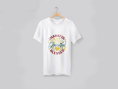 Thankful Grateful BLEED Design Preview animation graphic design t shirt t shirt design