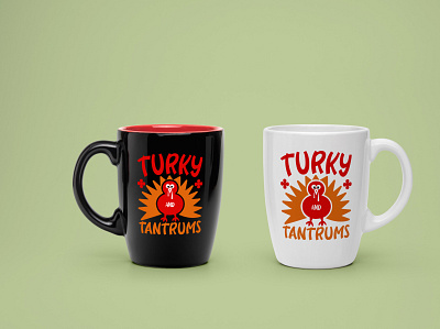 Turkey Tantrums T Shirt Design Preview branding graphic design t shirt t shirt design vector