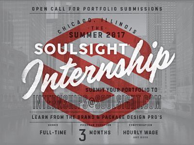 Soulsight Summer Internship brand branding chicago package packaging soulsight