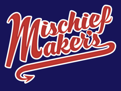 Mischief Makers Jacket Script, Cont'd. makers mischief script type typography