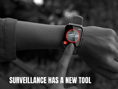 Marketing of UX design App - Apple Watch App for Surveillance