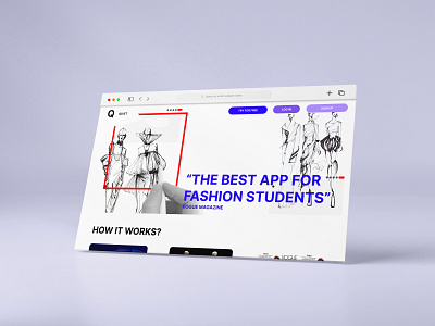 UX Design for Note-taking app for Fashion Students app appdesign cardel design fashion fashionapp frontpage luis luiscardel studio userexperience uxdesign webdesign