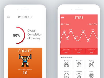 Workout App Design