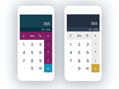 Minimalistic calculator app ui calculator ui design