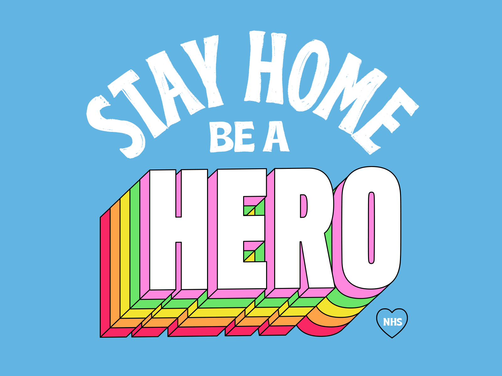 Stay Home 🏡 animation branding design graphic icon illustration logo madebyanalogue motion nhs typography vector