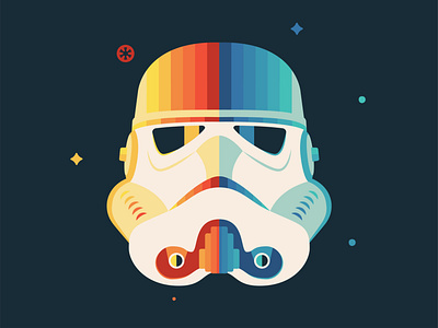 Stormtrooper character character design design graphic icon illustration madebyanalogue motion space star wars stormtrooper vector