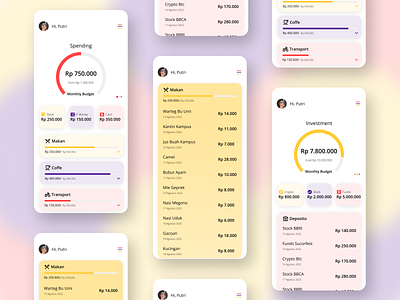 Money Management Mobile Apps app ui ux