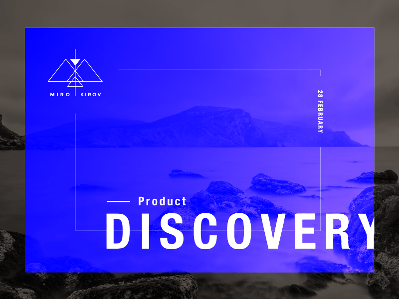 Product Discovery - Pitch deck