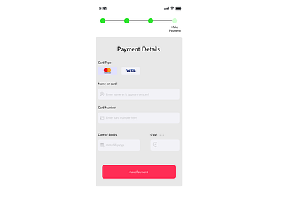 #DailyUI #002 checkout credit card design figma ui user interface
