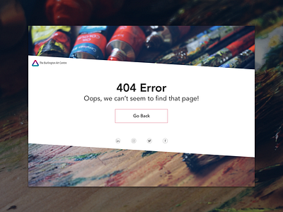 Daily UI Challenge 008 404 page challenge error page minimal sketch app ui user interface ux web design