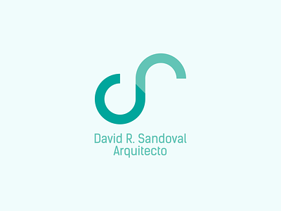 David Sandoval Architect brand design branding design graphic design logo minimal monogram typography
