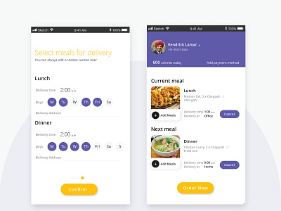 Automating food delivery app