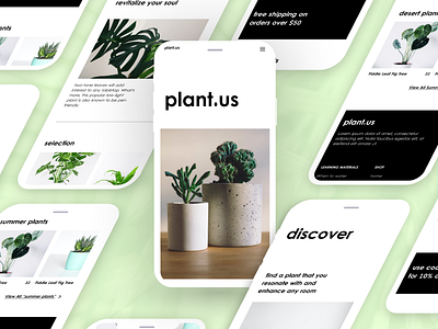 Plant Shop Mobile Website