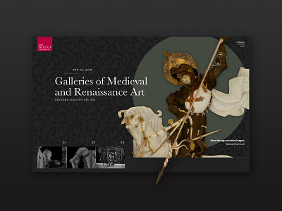 Art Exhibition Landing Page 003 003 landing page medieval