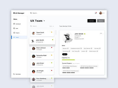 006 User Profile 006 concept management tool user profile