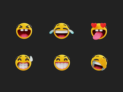 3D Emojis 3d emoji 3d icon blender emoji
