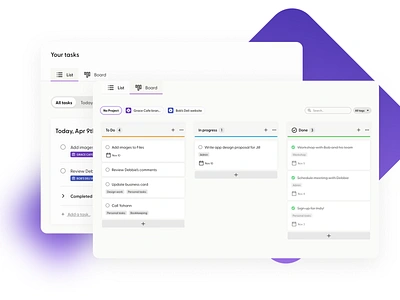 Get things done. Your way. app board view design freelance illustration indy task management tasks ui vector web