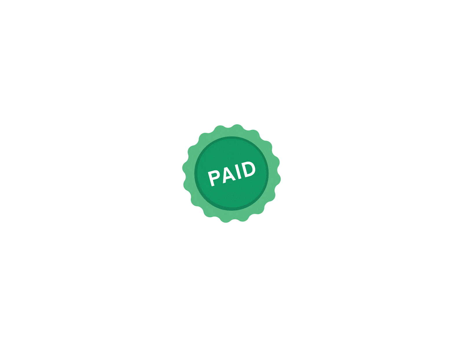 Paid! amount done illustration interaction design money motion graphics paid