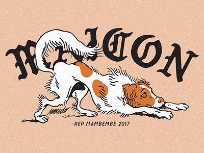 Maicon Douglas | MBMB apparel dog graphic illustration shirt sketch