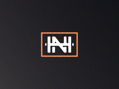 HN Monogram brand branding crossfit graphic gym identity logo monogram weight