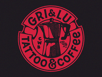 Gri & Lu | Tattoo & Coffee apparel bold classic coffee emblem graphic heavy logo shop tattoo