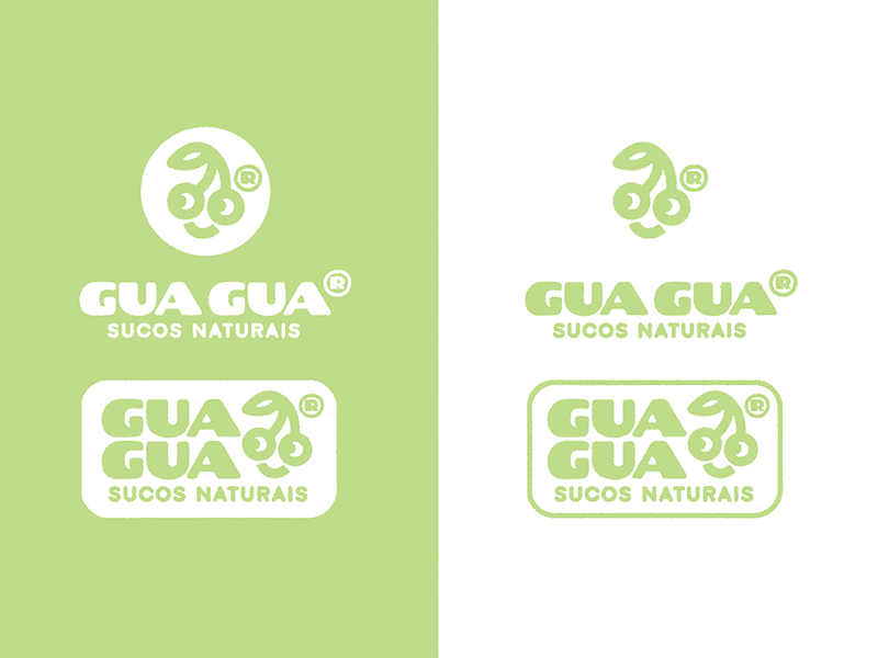 ¡Guagua Juices! fresh friendly graphic identity juice logo low smile stoned