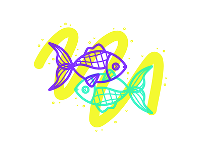 Fishy character fish fishy graphicdesign illustration illustratur sea vectordesign water