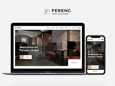 Ferenc hotel website concept