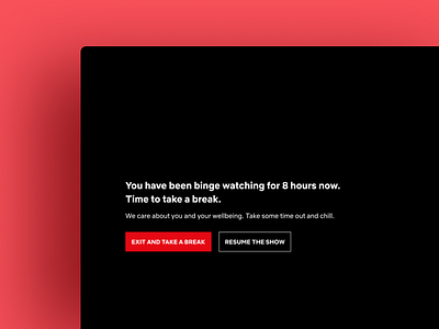 Netflix Reminder Page Exploration design figma figma community minimalism netflix ui ux visual design