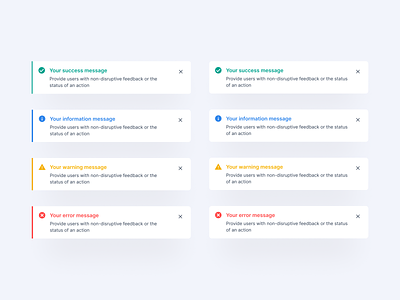 Inline Alerts Exploration - Sample 1 alert banner design design system figma figma community inline alerts product design ui ui component ux ux design visual design