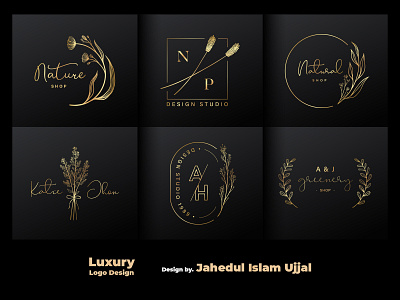 Luxury Logo Design - by UJJAL
gmail: jiujjal85@gmail.com